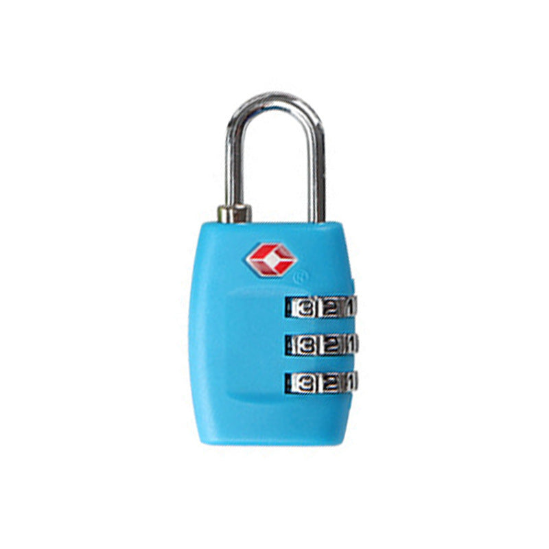 Tourism Luggage Zipper Lock Plastic TSA Code Lock (Multiple Colors)