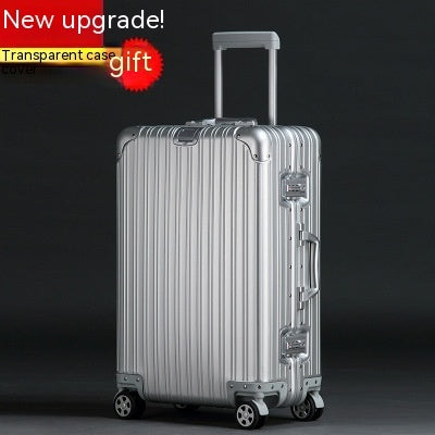 Aluminum Magnesium Alloy Luggage Large Capacity Trolley Case (Multiple Colors)