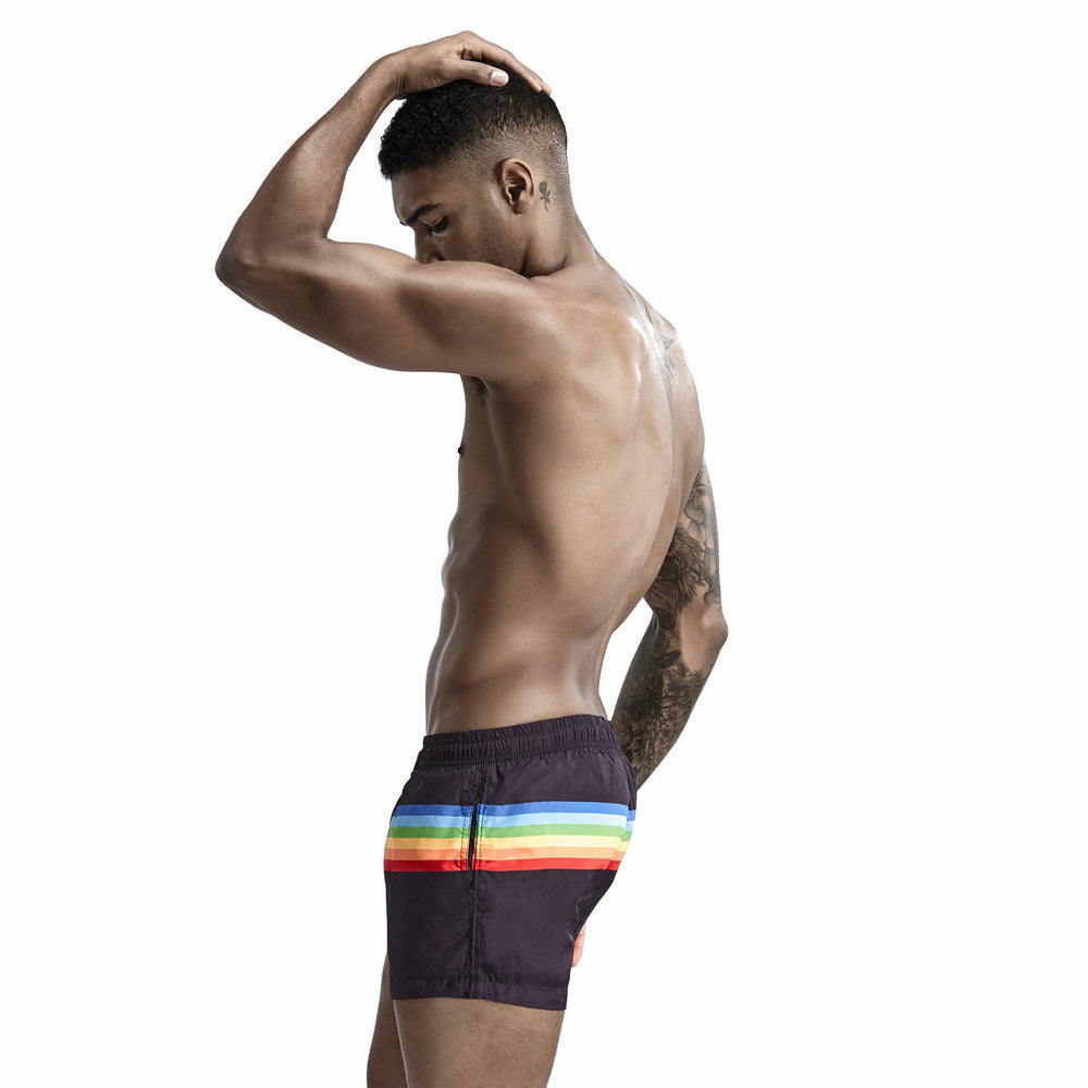 Men's Rainbow Bar Board Shorts (Multiple Colors)