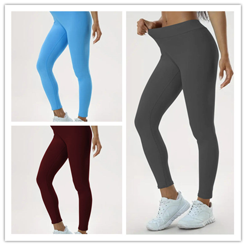 Women's Butt Enhancing Yoga Pants High Waist Lift High Elastic Tight Fitness Leggings (Multiple Colors)