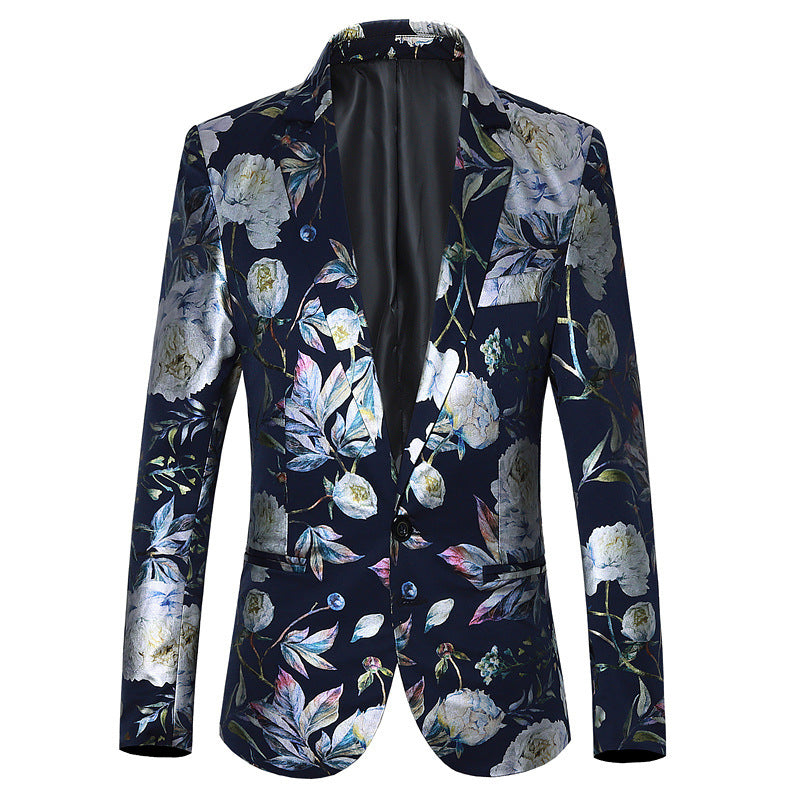 Men's Floral Suit Jacket (Multiple Colors)