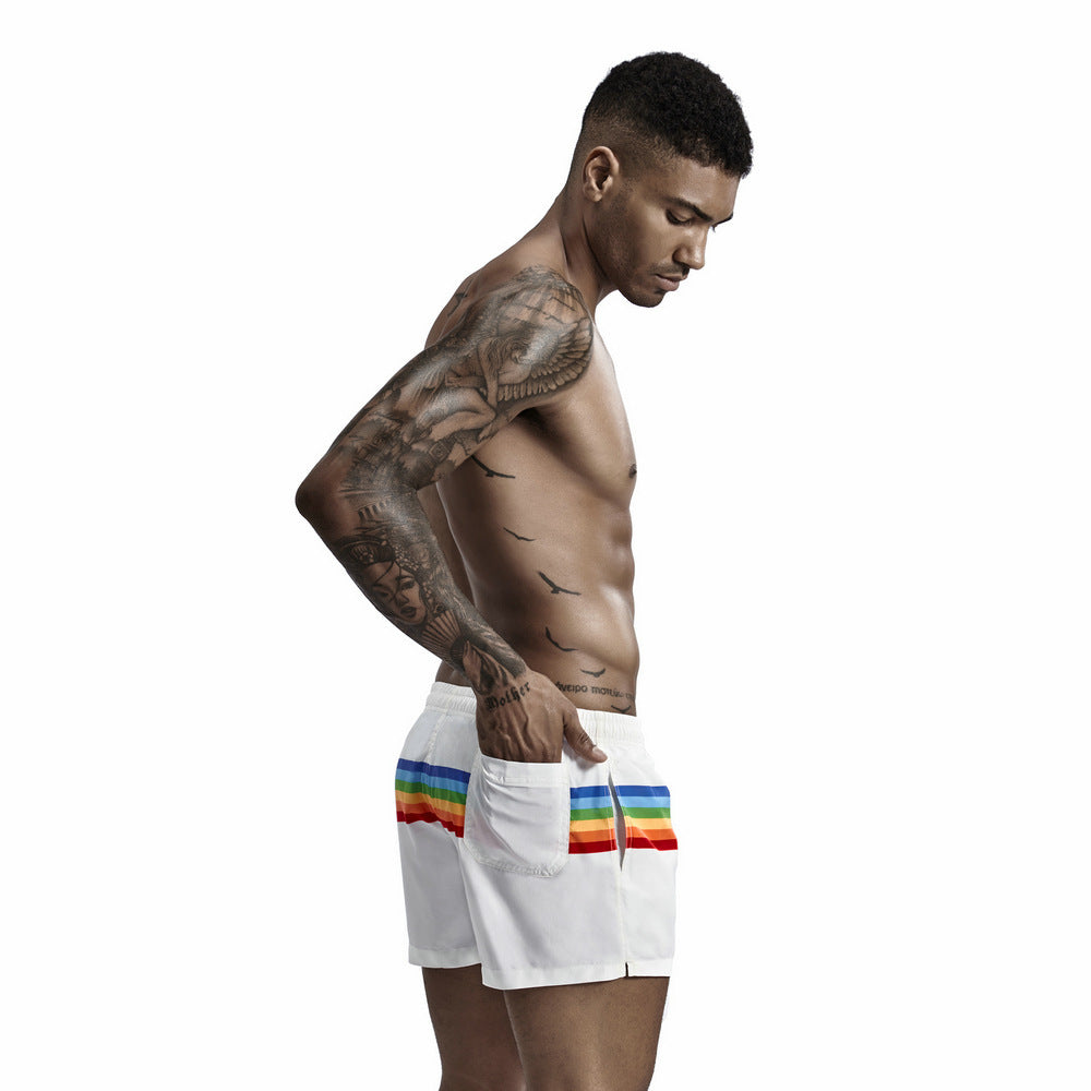 Men's Rainbow Bar Board Shorts (Multiple Colors)