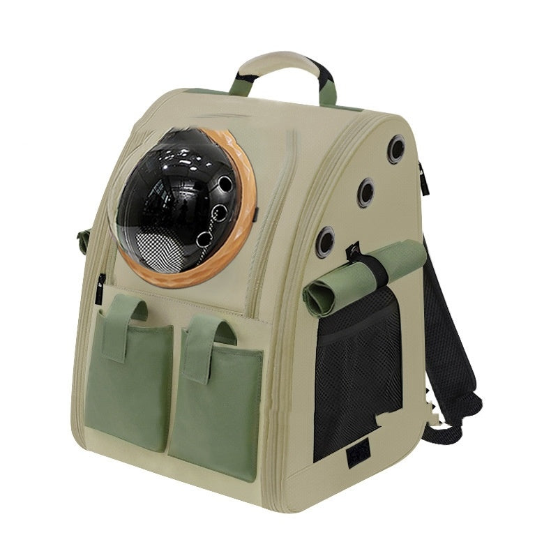 Travel Small Pet Carrier Foldable Space Capsule Backpack (Multiple Colors)