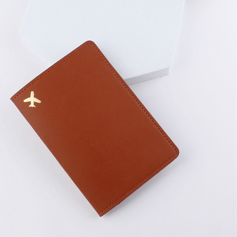 Vegan Leather "Plane" Passport Case (Multiple Colors)