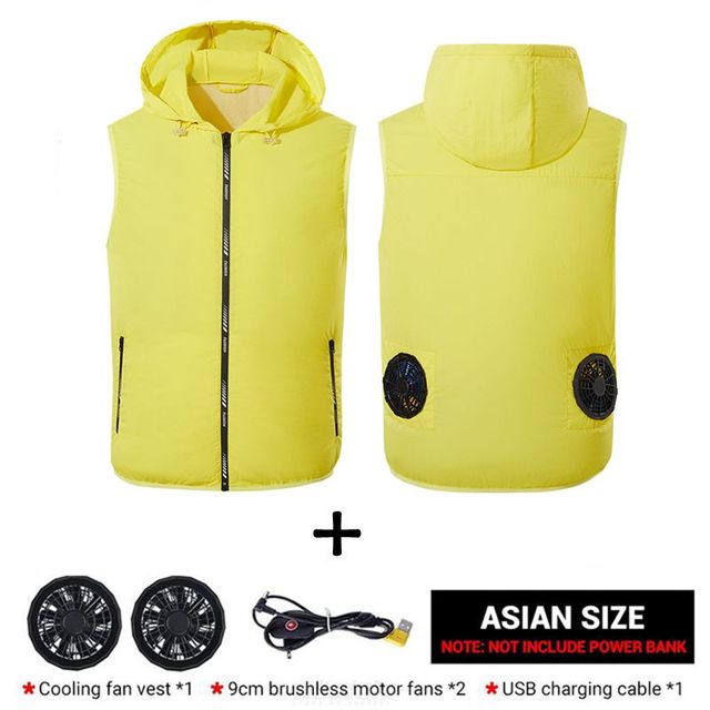 Air-conditioning Fan Clothing Cooling Men's Sun Protection Vest