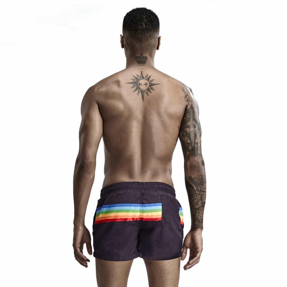 Men's Rainbow Bar Board Shorts (Multiple Colors)