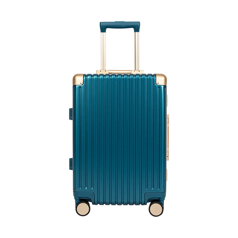 Universal Wheel Password Aluminum Frame Luggage (Multiple Colors)