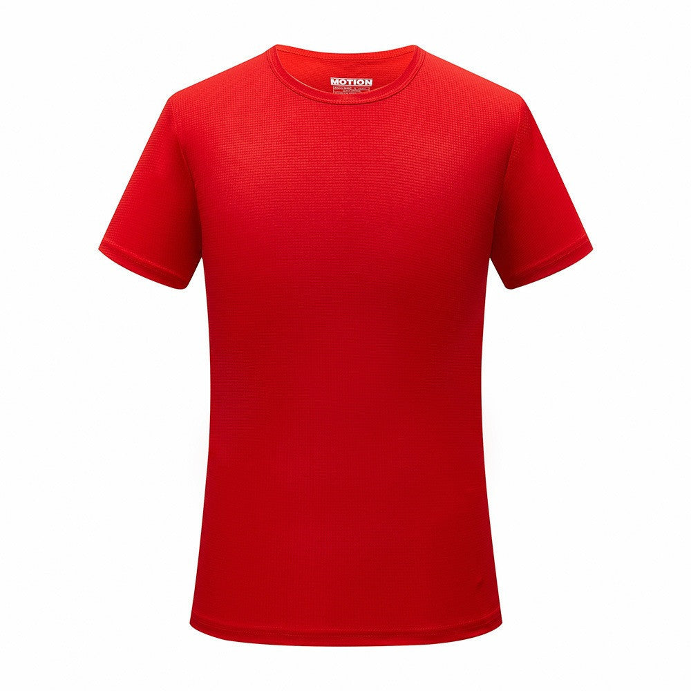 Men Quick Dry T Shirt Running Slim Fit Top Tees Solid Shirts