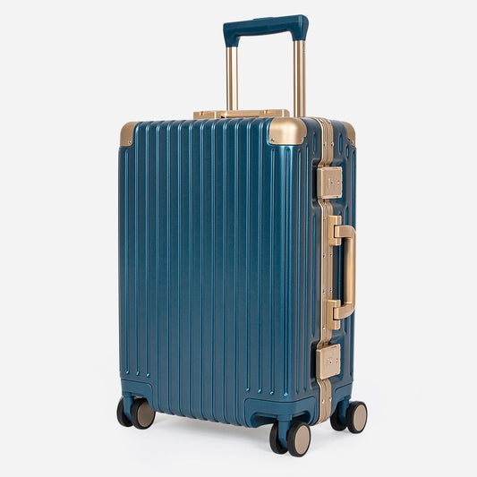 Universal Wheel Password Aluminum Frame Luggage (Multiple Colors)