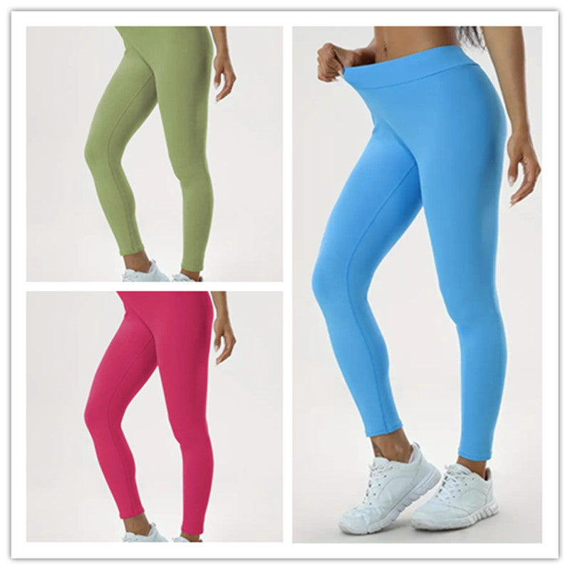 Women's Butt Enhancing Yoga Pants High Waist Lift High Elastic Tight Fitness Leggings (Multiple Colors)