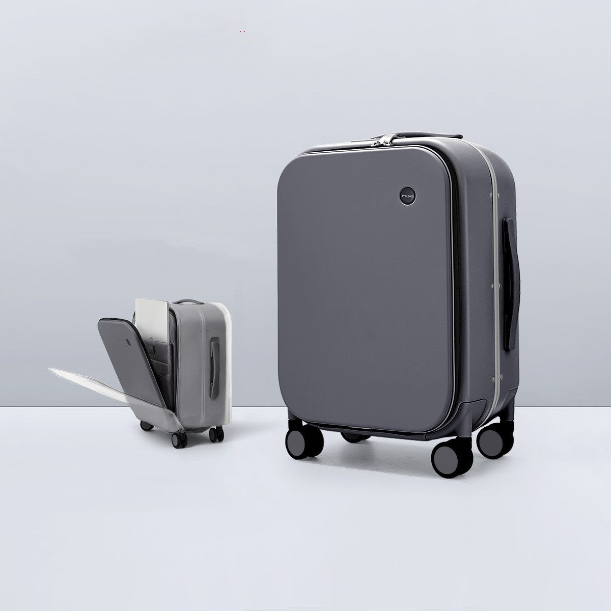 Front Opening Carry-on Suitcase Aluminum Frame