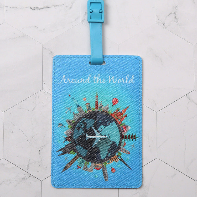 Travel Theme Personalized Luggage Tag (Multiple Styles)