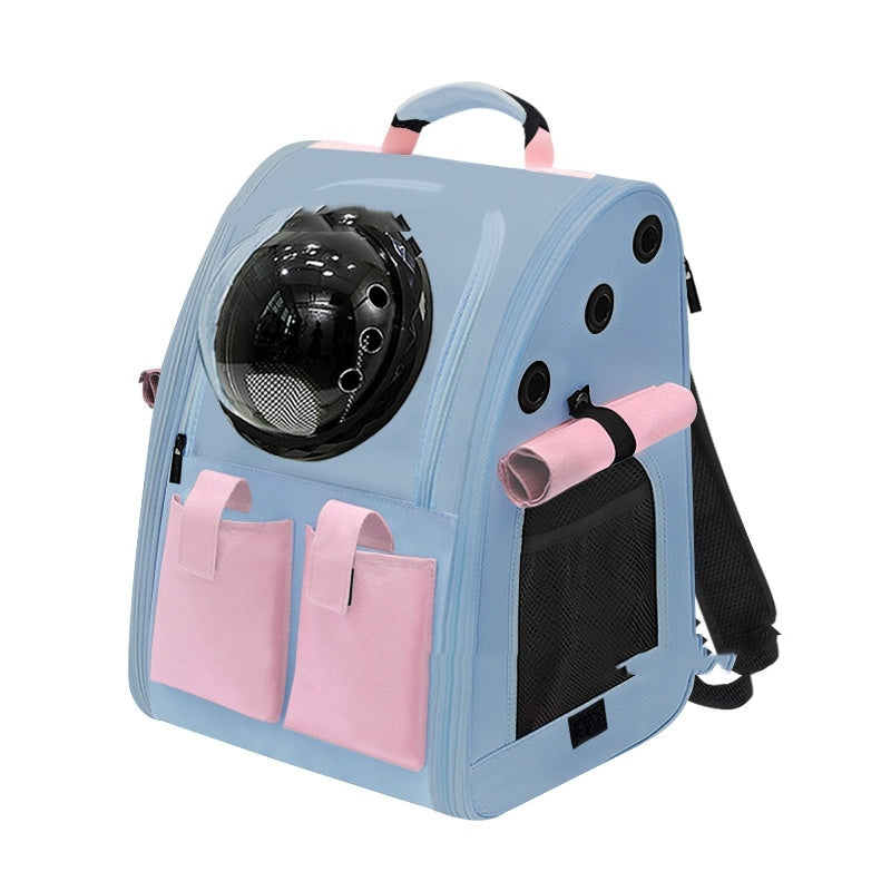 Travel Small Pet Carrier Foldable Space Capsule Backpack (Multiple Colors)