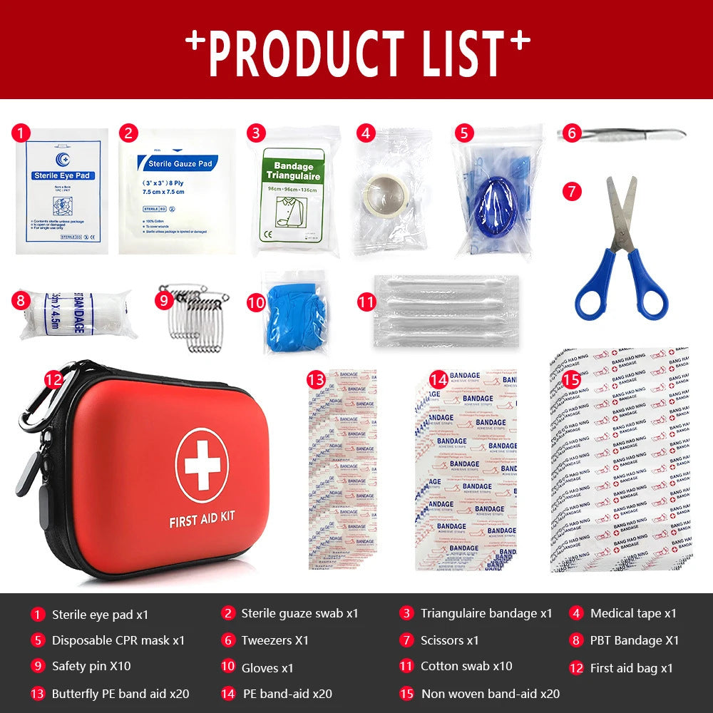 Travel First Aid Kit (2 Versions)