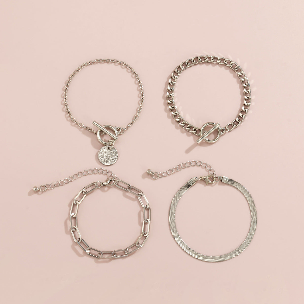 Stylish and Fancy Bracelet Set (Gold or Silver)