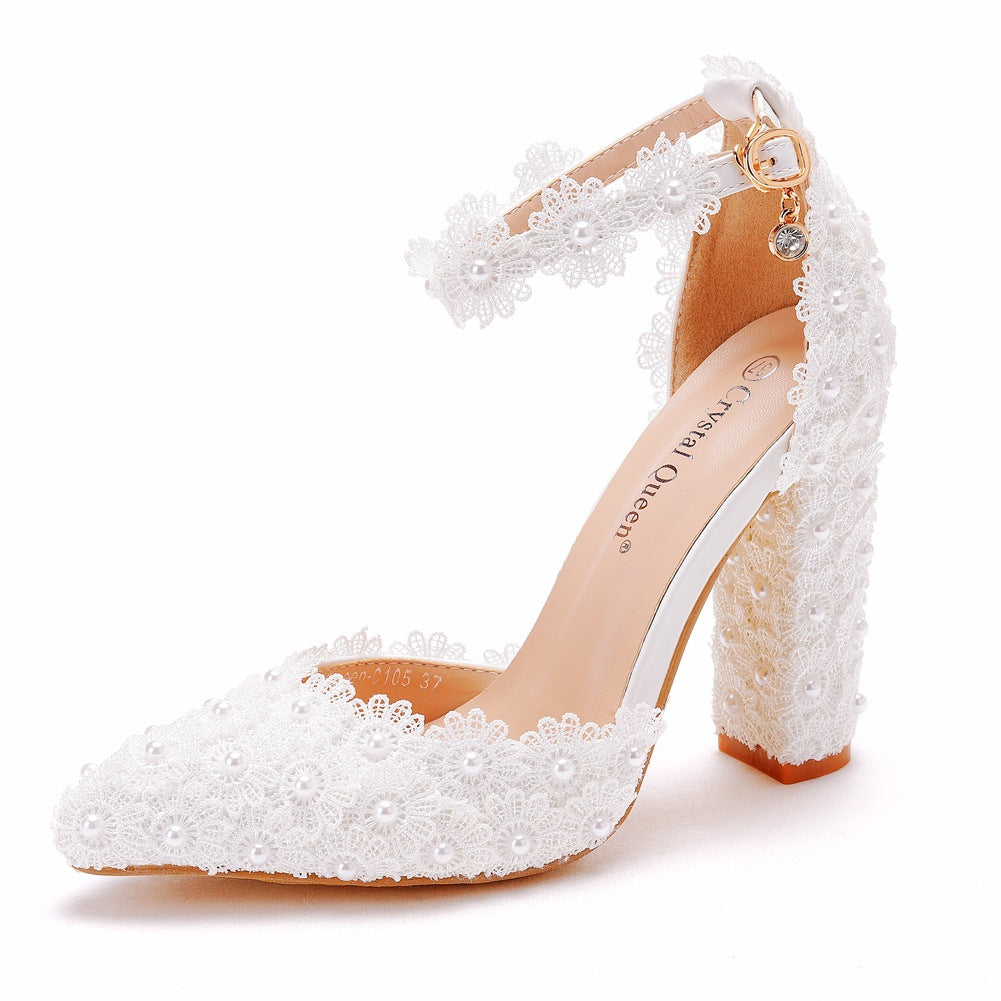 Elegant Rhinestone High Heel Shoes (Multiple Styles)