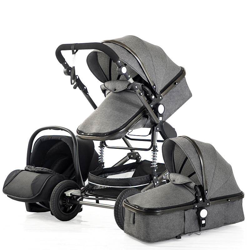 Luxury Travel  Baby Stroller 3 In 1 (Multiple Colors)