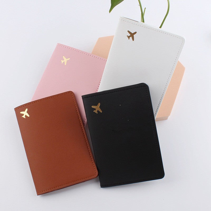 Vegan Leather "Plane" Passport Case (Multiple Colors)