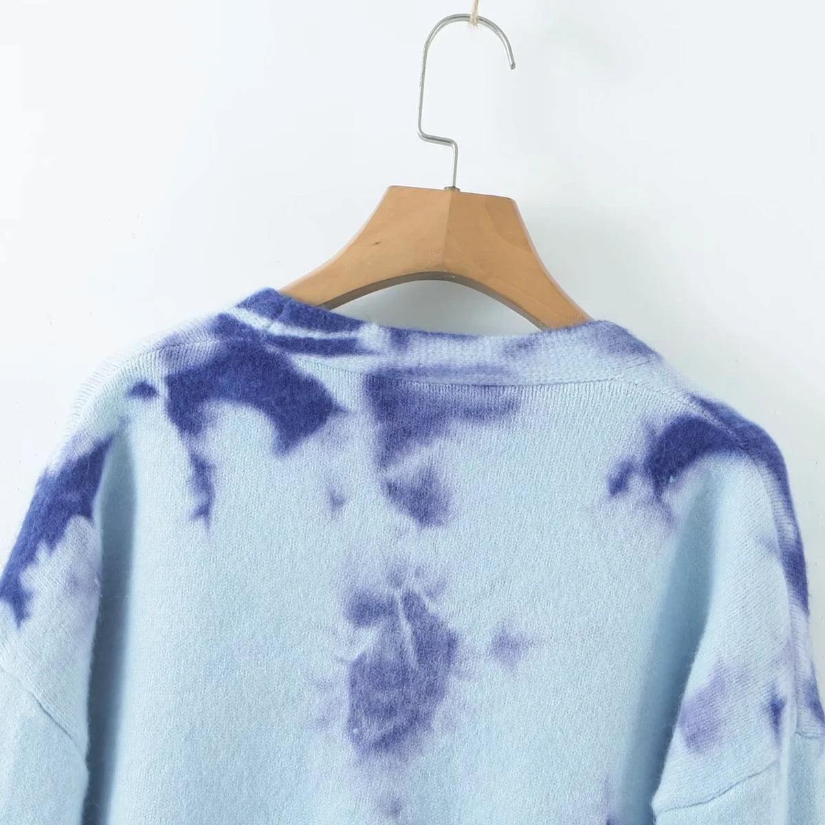 V-Neck Tie Dye Button Down Cardigan (Multiple Colors)