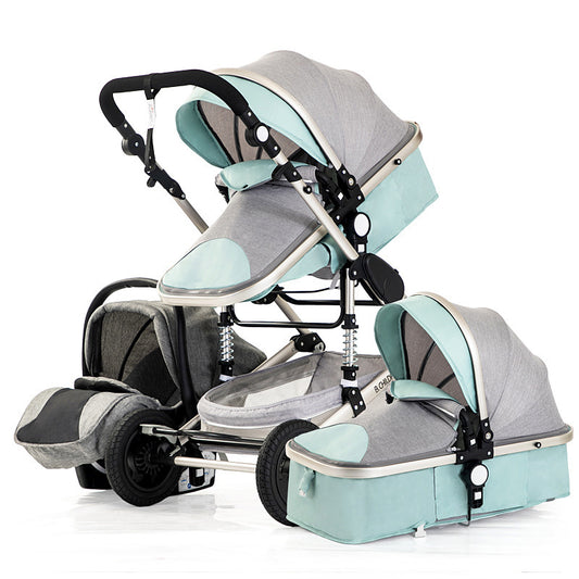 Luxury Travel  Baby Stroller 3 In 1 (Multiple Colors)